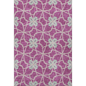 HomeRoots 10' Blush Ivory & Beige Geometric Area Rug – Washable, UV-Protected, Durable & Stain-Resistant Design 675912