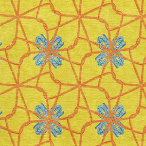 HomeRoots 8' X 10' Vibrant Geometric Area Rug - Washable, Stain-Resistant, UV Protected for Busy Homes 675952