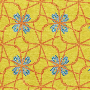 HomeRoots 9' X 12' Vibrant Geometric Washable Area Rug with UV Protection - Perfect for Busy Homes & Kids! 675953