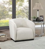 Mylah Beige Polyester Fabric Chair 675Beige-C Meridian Furniture