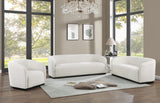 Mylah Beige Polyester Fabric Loveseat 675Beige-L Meridian Furniture