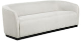 Mylah Beige Polyester Fabric Sofa 675Beige-S Meridian Furniture