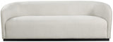 Mylah Beige Polyester Fabric Sofa 675Beige-S Meridian Furniture