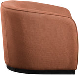 Mylah Cognac Polyester Fabric Chair 675Cognac-C Meridian Furniture