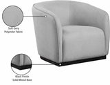 Mylah Grey Polyester Fabric Chair 675Grey-C Meridian Furniture