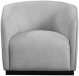 Mylah Grey Polyester Fabric Chair 675Grey-C Meridian Furniture