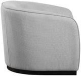 Mylah Grey Polyester Fabric Chair 675Grey-C Meridian Furniture