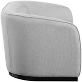 Mylah Grey Polyester Fabric Loveseat 675Grey-L Meridian Furniture