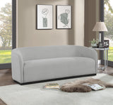 Mylah Grey Polyester Fabric Sofa 675Grey-S Meridian Furniture