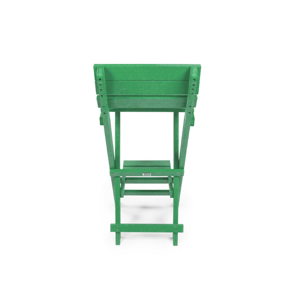 English Elm Harbor Point Recycled Hdpe Outdoor Folding Bar Stool Patio Deck All Season Seating Green B2745P409649
