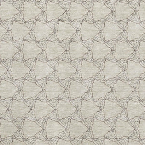 HomeRoots 9' X 12' Beige & Brown Geometric Area Rug - Washable, UV Protected, Durable & Stylish for Homes 676037