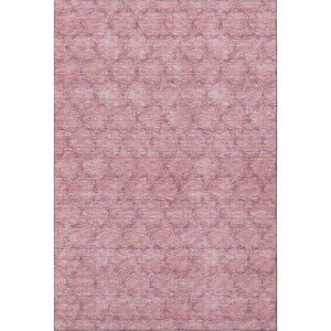 HomeRoots 10' X 14' Pink and Purple Geometric Washable Area Rug - Durable, Stain-Resistant, UV Protected Design 676074