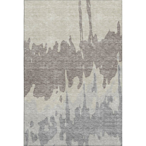 HomeRoots 10' X 14' Oversized Taupe Beige & Gray Abstract Area Rug - Washable, Stain-Resistant, UV Protected 676164
