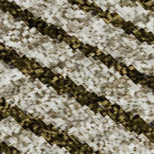 HomeRoots 10' Geometric Area Rug in Brown, Beige & Gray – Washable, Durable, UV-Protected for Homes with Kids 676176