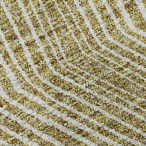 HomeRoots 5' X 8' Ivory Beige Tan Geometric Washable Area Rug - Stylish, Durable, UV Protected for Any Room! 676190