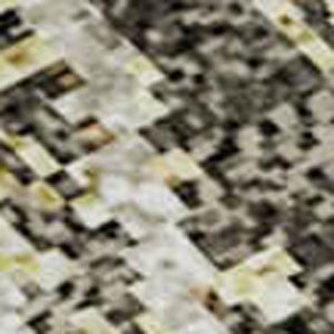 HomeRoots 9' X 12' Geometric Washable Area Rug in Coffee, Gold & Taupe - Stain Resistant & UV Protected! 676199