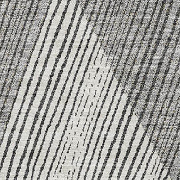 HomeRoots 10' X 14' Pewter Gold & Ivory Geometric Washable Area Rug - Durable, Stylish, UV Protected Design 676218