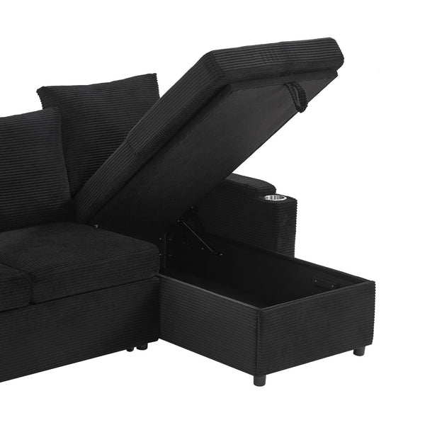 English Elm Swivel Barrel Accent Chair Chenille Tufted Round Club Seat for Living Room Lounge Black N719S002190B