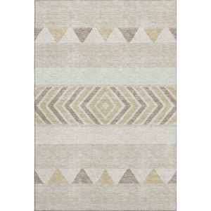 HomeRoots 10' X 14' Southwestern Washable Area Rug - Durable, Stylish, UV Protected, Ideal for Homes with Kids & Pets 676374