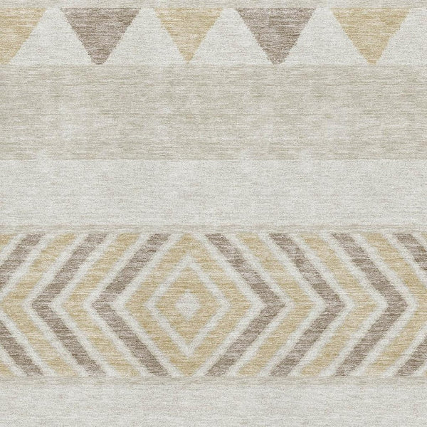 HomeRoots 10' X 14' Southwestern Washable Area Rug - Durable, Stylish, UV Protected, Ideal for Homes with Kids & Pets 676374