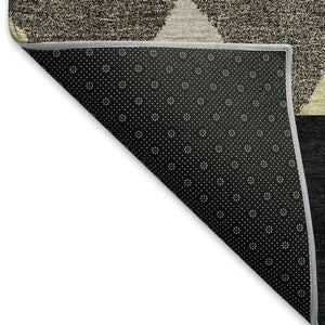 HomeRoots 9' X 12' Stylish Southwestern Washable Area Rug with UV Protection - Durable, Stain-Resistant Design 676379