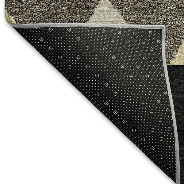 HomeRoots 9' X 12' Stylish Southwestern Washable Area Rug with UV Protection - Durable, Stain-Resistant Design 676379
