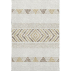 HomeRoots 10' X 14' Southwestern Washable Area Rug - UV Protected, Durable, Stylish for Homes with Kids & Pets 676410