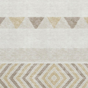 HomeRoots 10' X 14' Southwestern Washable Area Rug - UV Protected, Durable, Stylish for Homes with Kids & Pets 676410