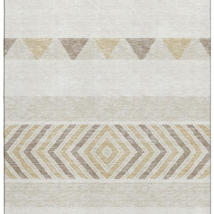 HomeRoots 10' X 14' Southwestern Washable Area Rug - UV Protected, Durable, Stylish for Homes with Kids & Pets 676410
