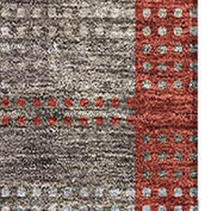 HomeRoots 8' X 10' Washable Plaid Area Rug in Red, Pink & Gray – Durable, UV-Protected, Perfect for Any Room! 676492