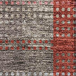 HomeRoots 9' X 12' Washable Plaid Area Rug in Red, Pink & Gray – Durable, UV-Protected for Homes with Kids & Pets 676493