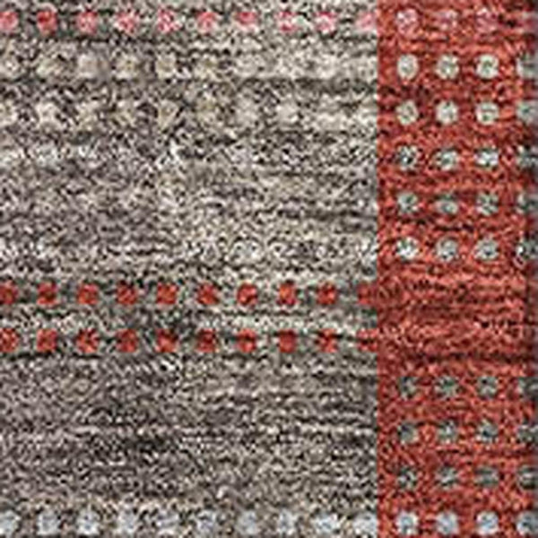 HomeRoots 9' X 12' Washable Plaid Area Rug in Red, Pink & Gray – Durable, UV-Protected for Homes with Kids & Pets 676493