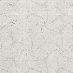 HomeRoots 9' X 12' Ivory and Gray Geometric Area Rug - Washable, Stain Resistant & UV Protected for Homes 676571