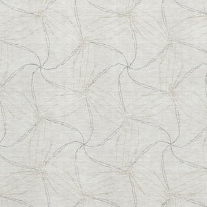 HomeRoots 10' X 14' Ivory and Gray Geometric Washable Area Rug – Durable, UV-Protected, Stain-Resistant Design! 676572