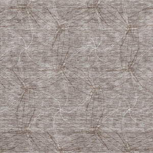 HomeRoots 5' X 8' Taupe and Ivory Geometric Area Rug – Stylish, Washable, UV-Protected, Perfect for Families 676604