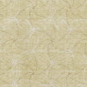 HomeRoots 9' X 12' Wheat & Ivory Geometric Washable Area Rug – Durable, UV-Protected & Easy-Clean Design! 676613