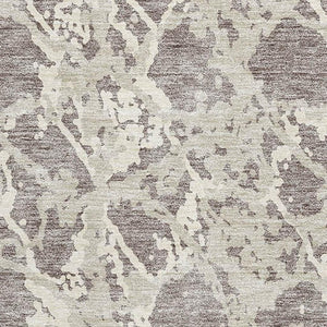 HomeRoots 8' X 10' Abstract Washable Area Rug in Taupe Beige & Ivory - UV Protected, Durable & Stylish Design 676684