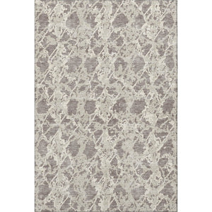 HomeRoots 8' X 10' Abstract Washable Area Rug in Taupe Beige & Ivory - UV Protected, Durable & Stylish Design 676684