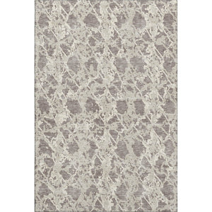 HomeRoots 10' X 14' Washable Taupe Beige Ivory Abstract Area Rug with UV Protection for Modern Living Spaces 676686