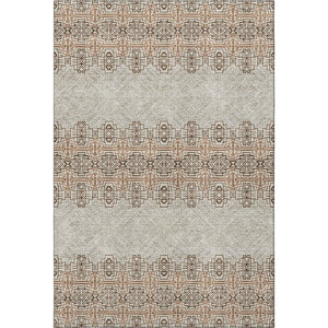 HomeRoots 10' Southwestern Washable Area Rug in Brown & Beige – UV Protected, Durable & Stylish for Homes 676704