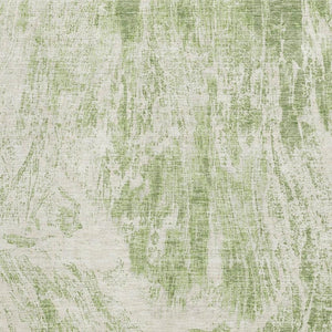 HomeRoots 8' X 10' Artichoke Green Abstract Washable Area Rug with UV Protection for Modern Homes & Families 676756