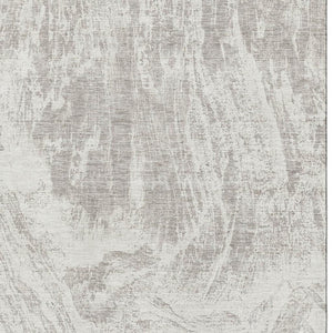 HomeRoots 9' X 12' Abstract Beige and Ivory Area Rug - Washable, UV Protected, Stain-Resistant for High-Traffic Areas 676763
