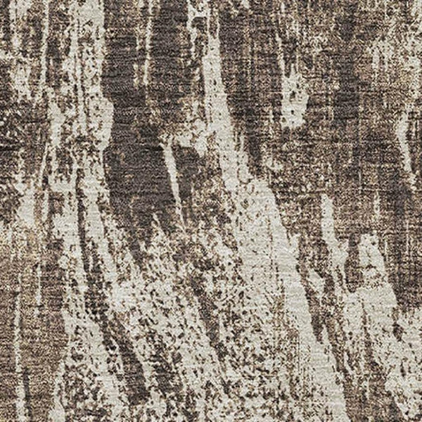 HomeRoots 10' X 14' Brown And Beige Abstract Area Rug - Stylish, Durable, Washable & UV Protected for Homes 676776