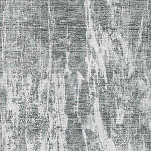 HomeRoots 10' X 14' Gray and Ivory Abstract Area Rug - Washable, UV Protected, Stain Resistant for Family Homes 676782