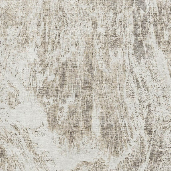 HomeRoots 8' X 10' Taupe and Beige Abstract Area Rug - Washable, Durable, UV-Protected for Busy Homes & Pets 676798
