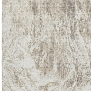 HomeRoots 8' X 10' Taupe and Beige Abstract Area Rug - Washable, Durable, UV-Protected for Busy Homes & Pets 676798