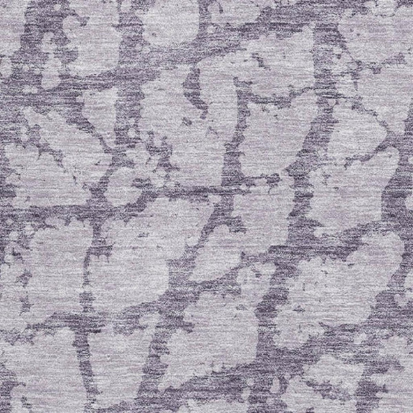 HomeRoots 10' X 14' Lavender and Beige Abstract Area Rug - Washable, UV-Protected, Pet-Friendly Design! 676860
