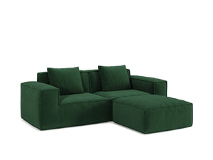 English Elm Modular Modular Sofa - Transformable Oversized Sofa Bed In Soft Corduroy Cloud Velvet Fabric For Versatile Comfort W3147S00028