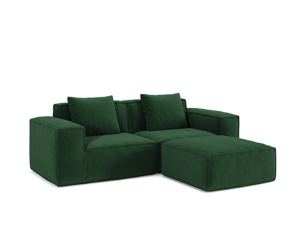 English Elm Modular Modular Sofa - Transformable Oversized Sofa Bed In Soft Corduroy Cloud Velvet Fabric For Versatile Comfort W3147S00028