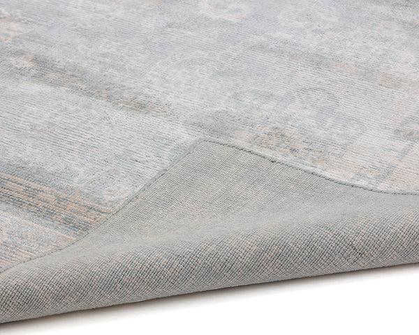 Sunpan Boca Hand-Loomed Rug: Exquisite Artisan Craftsmanship with Timeless Persian Design in Grey Tones 9' X 12'